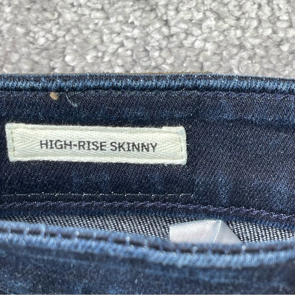 Revtown Jeans Women's 31X31.5 Blue Skinny High Rise Dark Denim Stretch - Picture 6 of 13